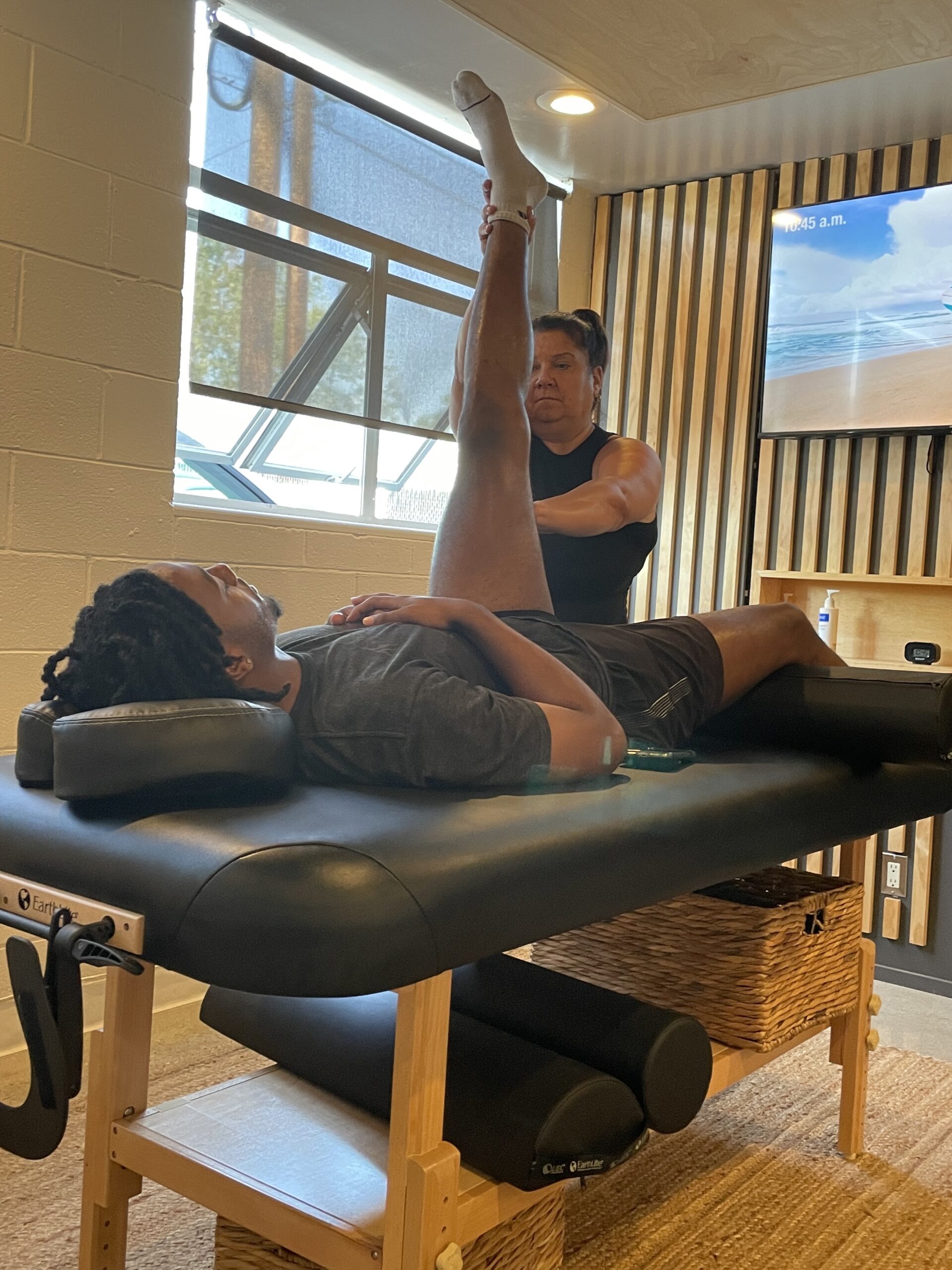 PNF assisted stretching